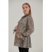 Tunik Krep Leopar Desenli